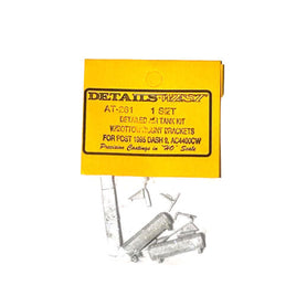 Dash 9 Detailed Air Tank with Bottom Mount Brackets