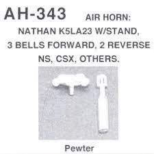 Nathan K5LA23 Air Horn with Stand for NS CSX