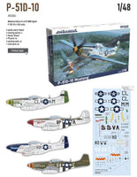 P-51D-10 Mustang (1/48 Scale) Aircraft Model Kit