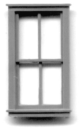 Framed Double 4-Pane Windows