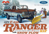 1972 Ford F-250 4x4 with Snow Plow (1/25 Scale) Vehicle Model Kit MOE2568