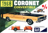 1968 Dodge Coronet Convertible with Trailer (1/25 Scale) Vehicle Model Kit