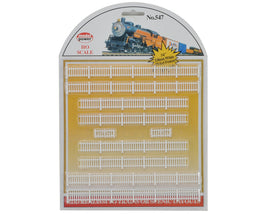 HO Scale White Picket Fences