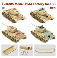 Rye Field Model T-34/85 Model 1944 Factory No.183 (1/35 Scale) Military Model Kit