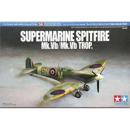 Tamiya Supermarine Spitfire Mk.Vb / Mk.Vb Trop (1/72 Scale) Aircraft Model Kit