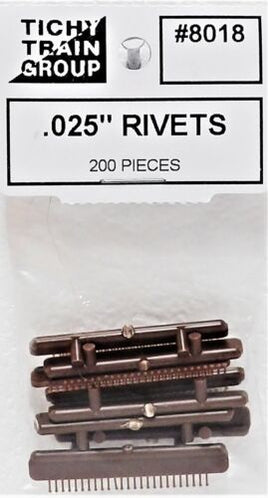 HO Scale .025" RIVETS (200 Pack)