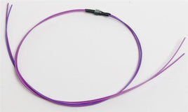 2-Pin Micro Connector With 6" Purple Wires