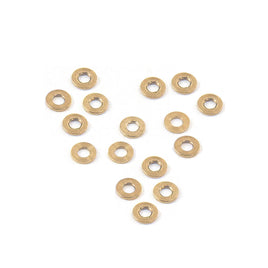 Brass Washers #0 .020" Thick (16 Pack)
