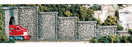 Unpainted Hydrocal Random Stone Retaining Walls (6 Pack)
