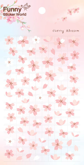Cherry Blossom Flat Stickers