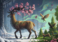 Deer of Spring (1000 Piece) Puzzle