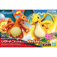 Pokemon Dragonite and Charizard Plastic Model Kit