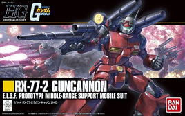 HGUC RX-77-2 Guncannon (1/144 Scale) Plastic Gundam Model Kit