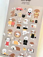 Hodoo Puppy Flat Stickers