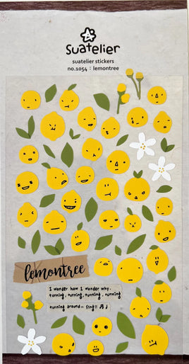 Lemon Tree Flat Stickers