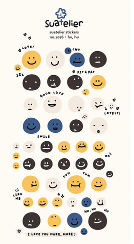 Little Faces Flat Stickers
