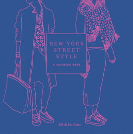 New York Street Style Coloring Book