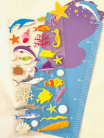 Ocean Life Puffy Stickers