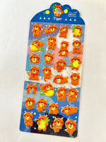 Tiger Puffy Stickers
