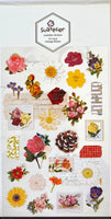Vintage Flower Flat Stickers