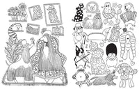 A Million Cute Animals Coloring Book