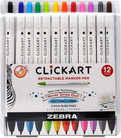 ClickArt Retractable Marker Pen Set