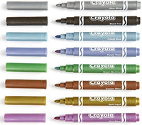 Crayola Markers Metallic - 8