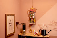 DIY Miniature Wall Hanging Kit - Lazy Coffee House