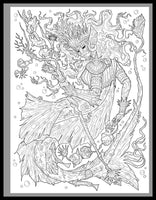 Dark Art Gothica: A Horror Coloring Book