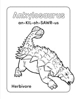 Dinosaur Book for Kids: Coloring Fun with Awesome Facts