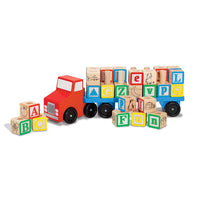 Wooden Alphabet Truck