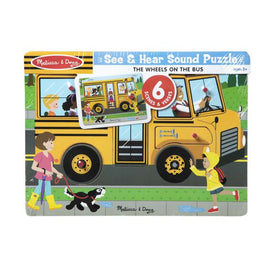 Wooden Sound Puzzle: See & Hear - The Wheels on the Bus