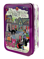 The Halloween Tarot Deck in a Tin