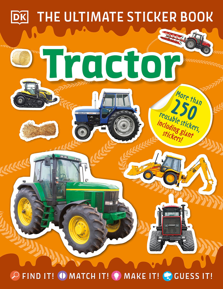 The Ultimate Sticker Book: Tractor| Eugene Toy & Hobby