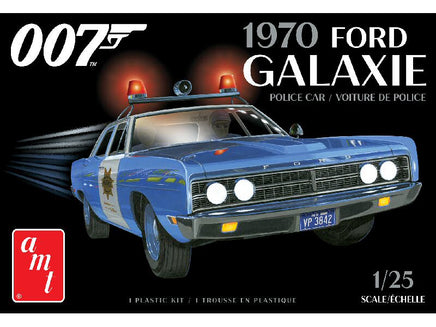 Blue '70 Ford Galaxie 1/25 Scale by AMT 117