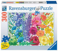 Floral Rainbow (300 Large Format Piece) Puzzle