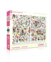 Flowers- Fleurs (1000 Piece) Puzzle