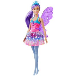 Barbie Dreamtopia Fairy Doll With Purple Hair, Wings and Tiara
