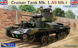 Cruiser A9 Mk.I Tank (1/35 Scale) Plastic Military Kit