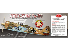Focke-Wulf 190 Laser Cut