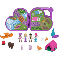Polly Pocket Polly & Friends Pack Animal Campout Theme