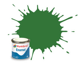 #131 Mid Green Satin Enamel Paint 14mL / .45 oz