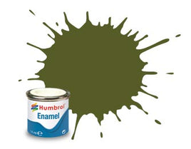 #149 Dark Green Matt Enamel Paint 14mL / .45 oz