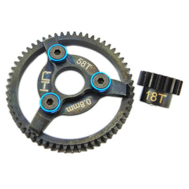 Brushless Steel 32P Pinion and Spur Gear Set 18T/58T HRASTE258