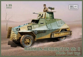 Marmon-herrington MK II Middle East Type Vehicle (1/35 Scale) Plastic Military Kit