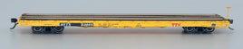 HO Scale - 60' Wood-Deck Flatcar Trailer-Train - HTTX - New Logo Patch