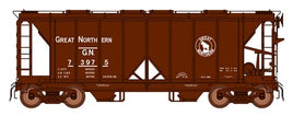 HO Scale - 1958 cu.ft. 2-Bay Covered Hopper - Great Northern -