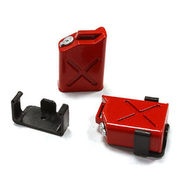 Jerry Can Fuel Tank Red (2); 1/10 Scale Crawler