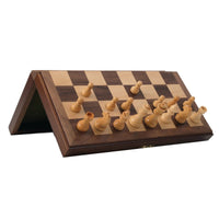 11" Magnetic Walnut Chess Set