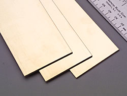 .064 x 2" x 12" Brass Strips